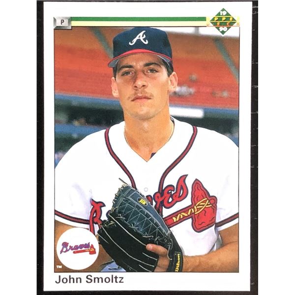1990 UPPER DECK JOHN SMOLTZ (HOF)