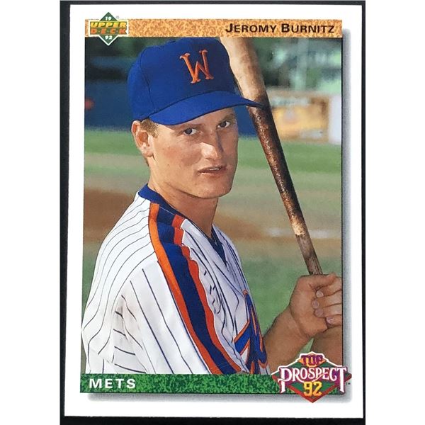 1993 UPPER DECK JEROMY BURNITZ ROOKIE CARD