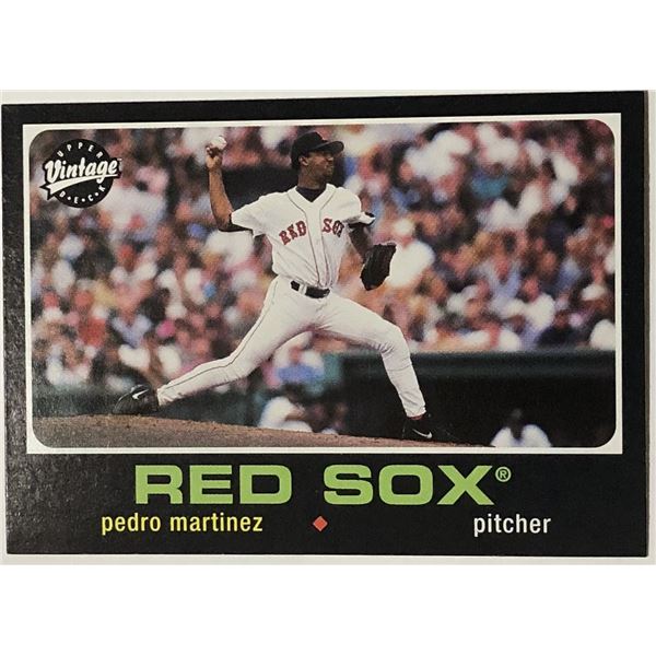 2002 UPPER DECK VINTAGE PEDRO MARTINEZ (HOF)