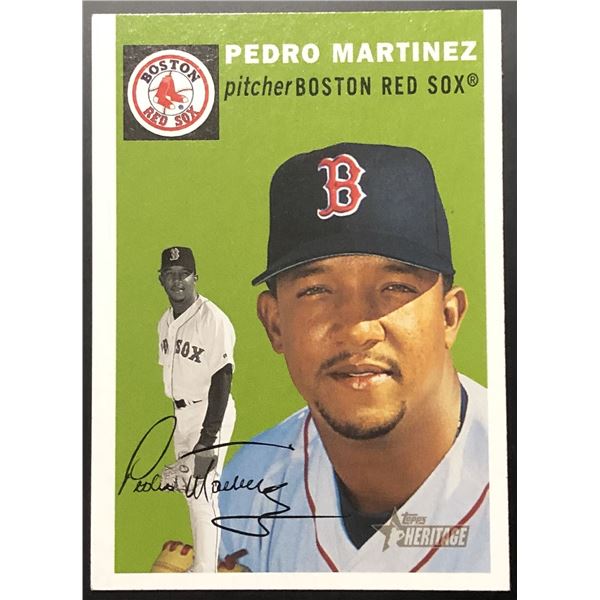 2003 TOPPS HERITAGE PEDRO MARTINEZ (HOF)