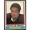 Image 1 : 1974 TOPPS GREG PRUITT ROOKIE CARD