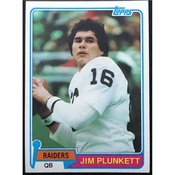 1981 TOPPS JIM PLUNKETT