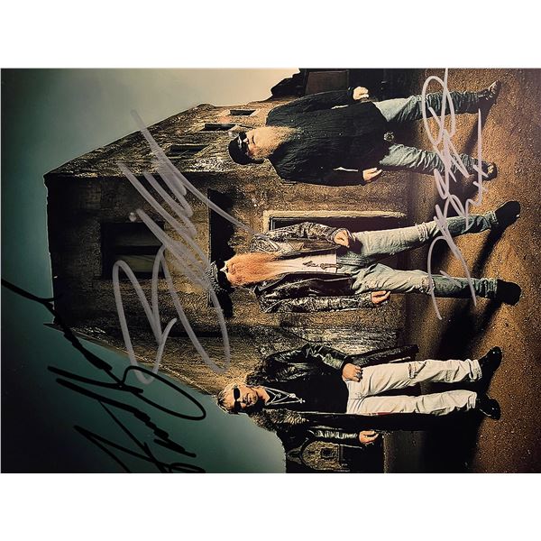 ZZ Top band signed photo