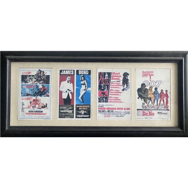 Sean Connery as James Bond commemorative collage