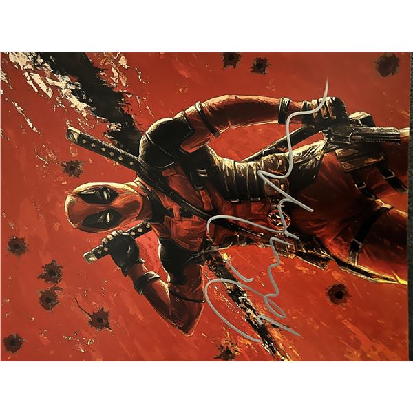 Deadpool Ryan Reynolds signed photo