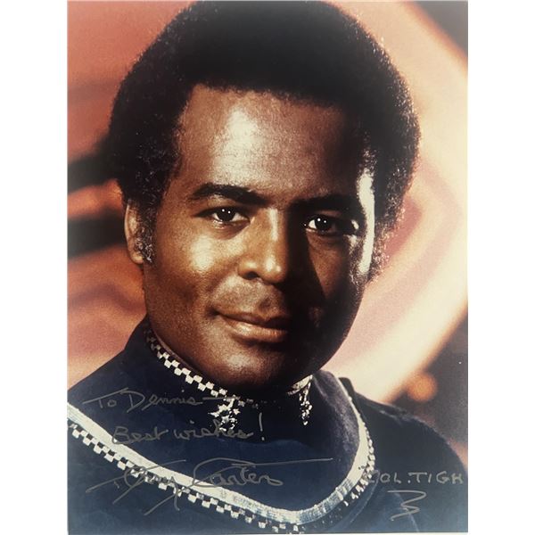 Battlestar Galactica Terry Carter signed photo