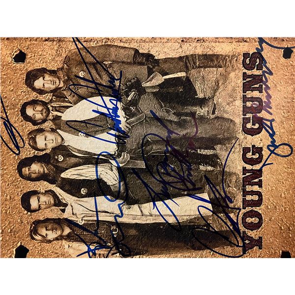 Young Guns cast signed photo