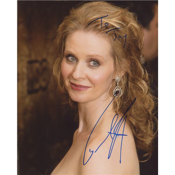 Cynthia Nixon signed photo