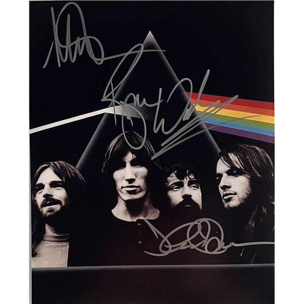 Pink Floyd band signed photo