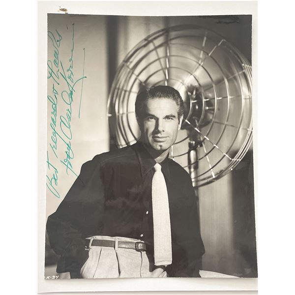 Charles Korvin signed photo