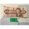 Image 1 : 1986 2 Dollar Canadian Bill