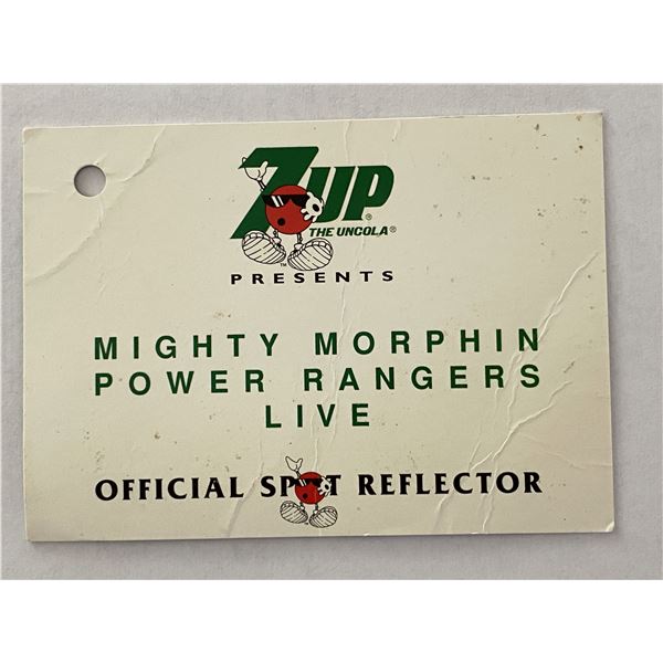 Mighty Morphin' Power Rangers Live Official Spot Reflector Pass