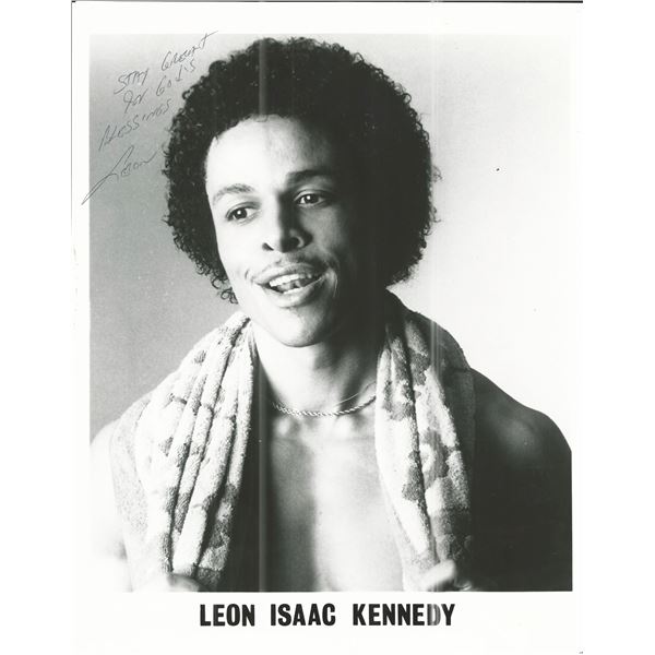 Hammers Leon Isaac Kennedy Signed Photo