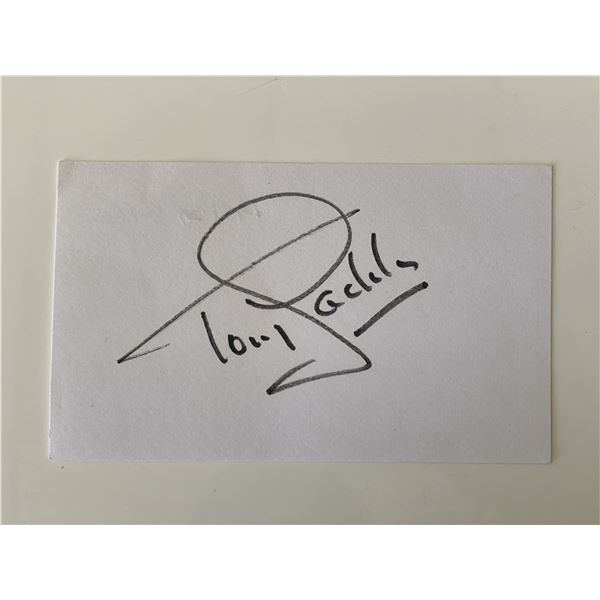 Tony Padilla original signature