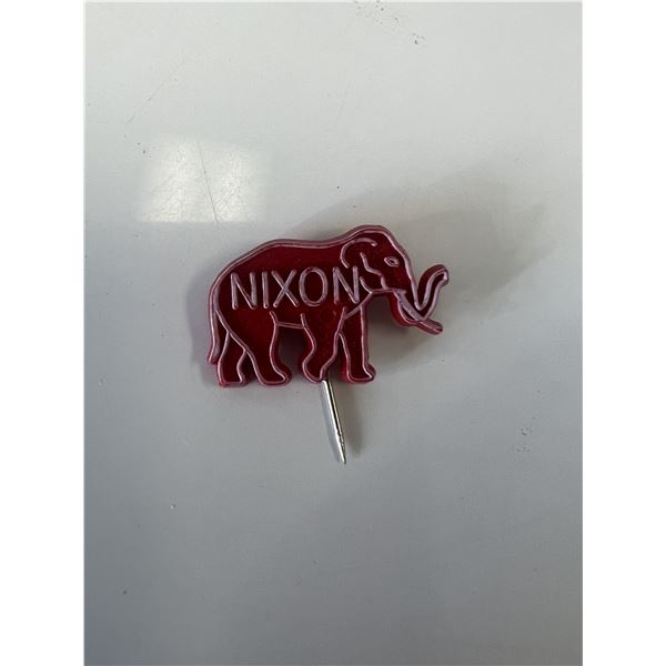 Nixon republican elephant pin