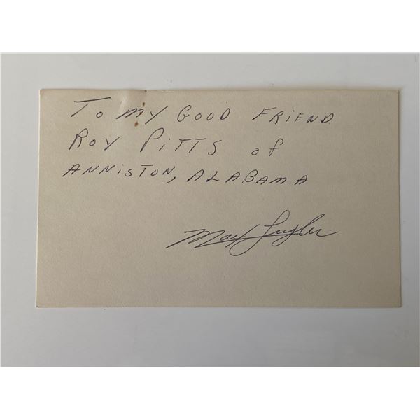 LSU Tigers Max Fugler original signature