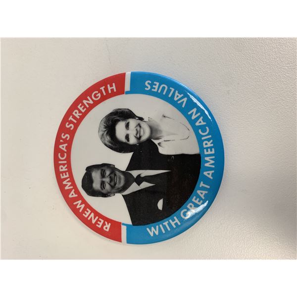 Renew Americas Strength with Great American values pin