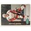Image 1 : Detroit Red Wings Gerard Gallant 1992 Pro Set #269 signed trading card