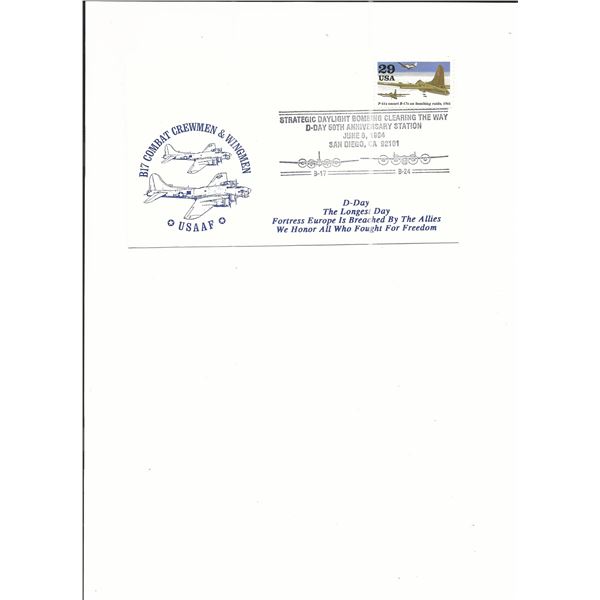 San Diego, CA - D-Day 50th Anniversary - First Day Cover - 1994