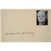 Image 1 : Winston S. Churchill signature slip