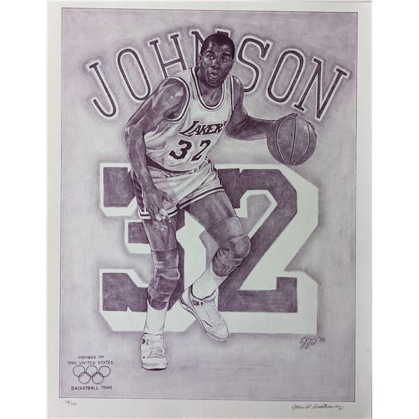 Magic Johnson Original Artwork