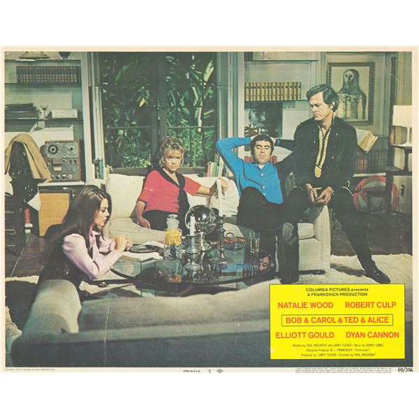 Bob & Carol & Ted & Alice 1969 original vintage lobby card