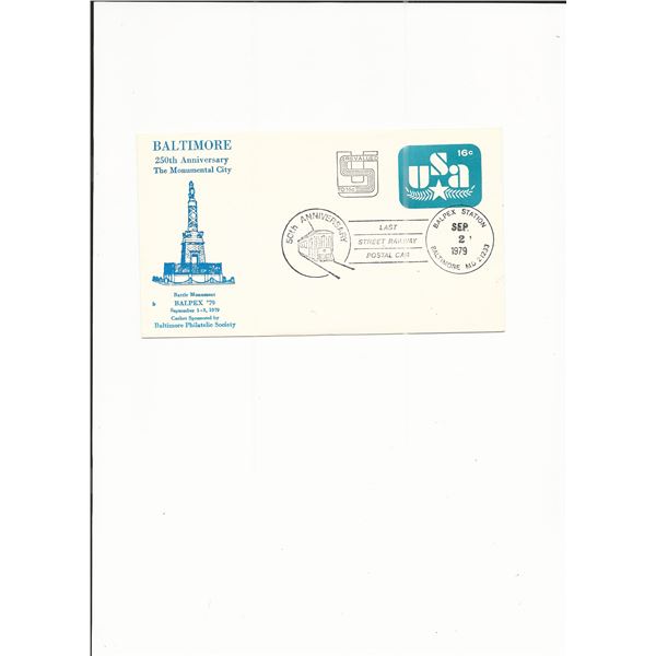 Baltimore 250th Anniversary - First Day Cover - 1979