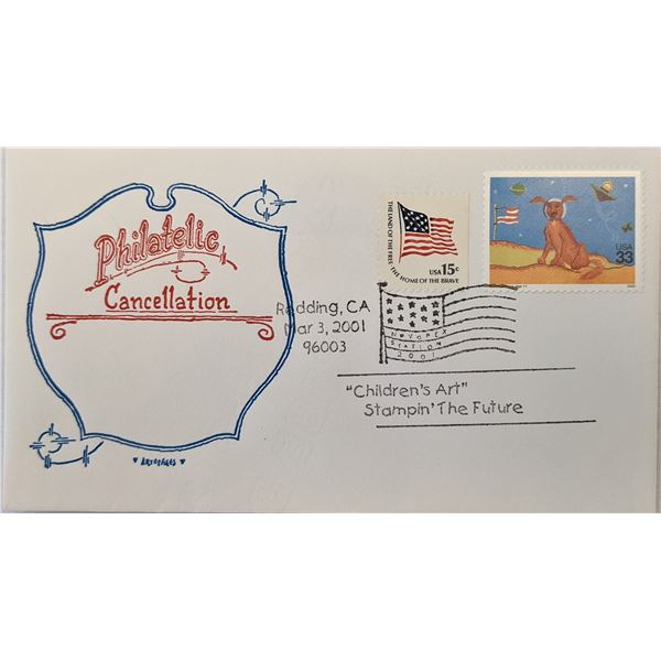 Philatelic Cancellation Children's Art First Day Cover