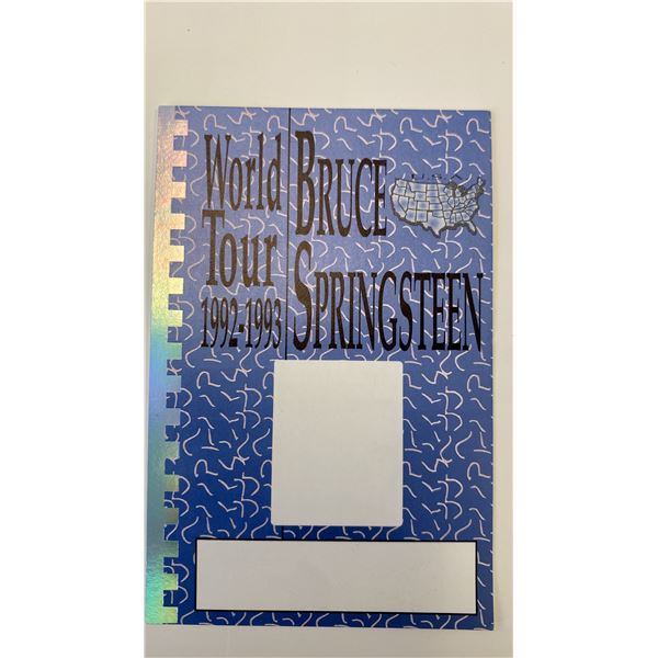 Bruce Springsteen backstage pass