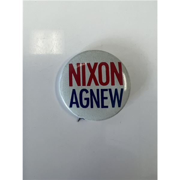 Nixon- Agnew presidential campaign pin
