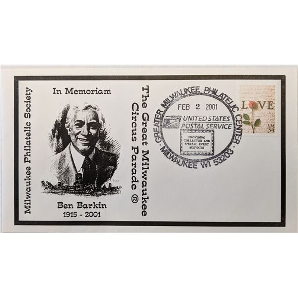 In Memoriam of Ben Barkin First Day Cover