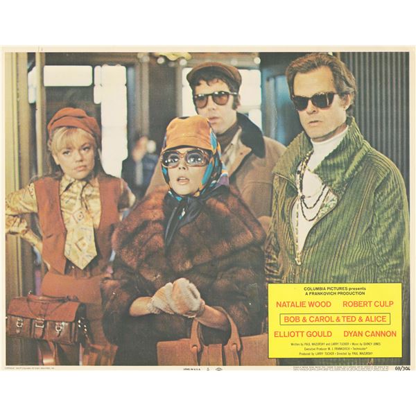 Bob & Carol & Ted & Alice 1969 original vintage lobby card