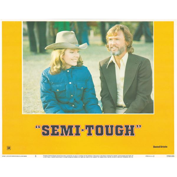 Semi-Tough 1977 original vintage lobby card