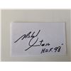 Image 1 : HOF Michael Cosley original signature