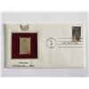 Image 1 : America Pre-Colombian Artifact Gold Stamp Replica First Day Cover
