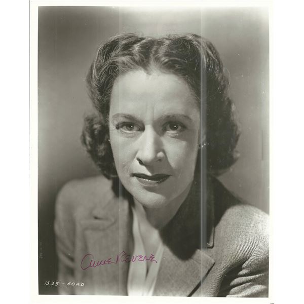 National Velvet Anne Revere Signed Photo