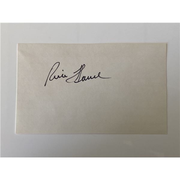 Frederick Hamilton "Rick" Hauck original signature