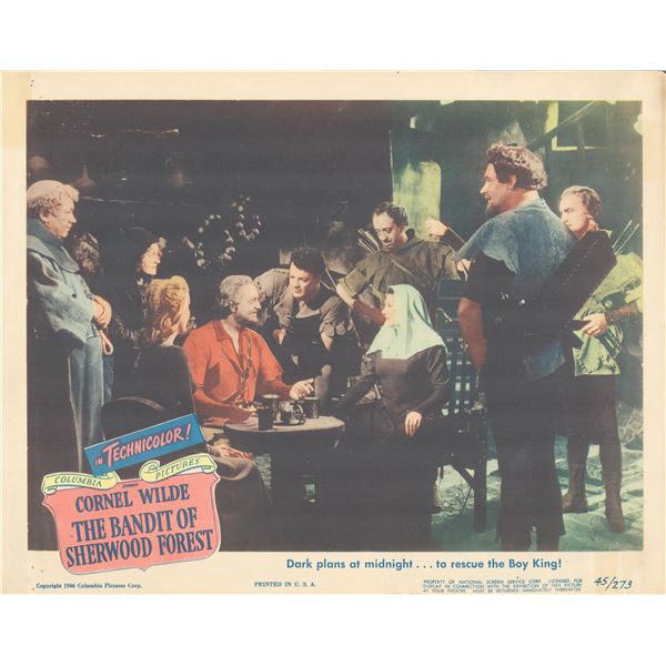 The Bandit of Sherwood Forest 1946 original vintage lobby card