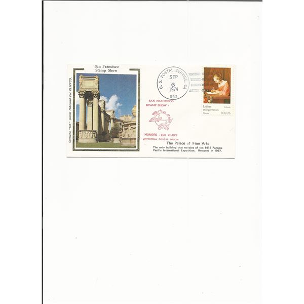 San Francisco Stamp Show Honors 100 Years - First Day Cover - 1974