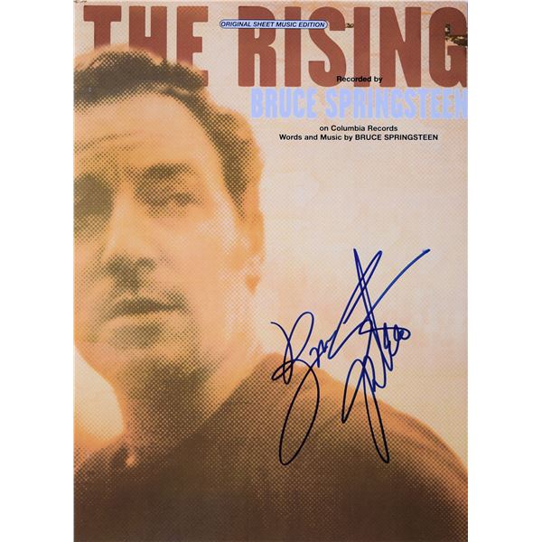Bruce Springsteen signed The Rising sheet music