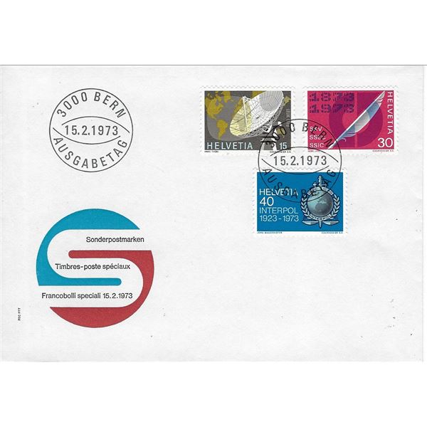 Swiss - First Day Cover - 1973