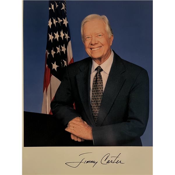 Jimmy Carter facsimile signed photo