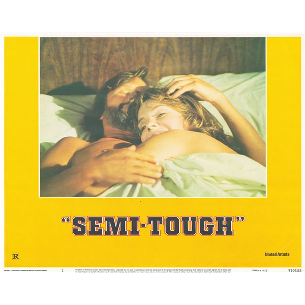 Semi-Tough 1977 original vintage lobby card
