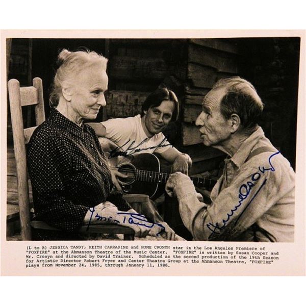 Foxfire cast signed movie still photo