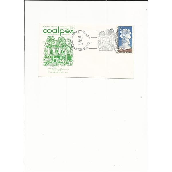 Coalpex - John Muir - First Day Cover - 1972 - Walnut Creek, CA