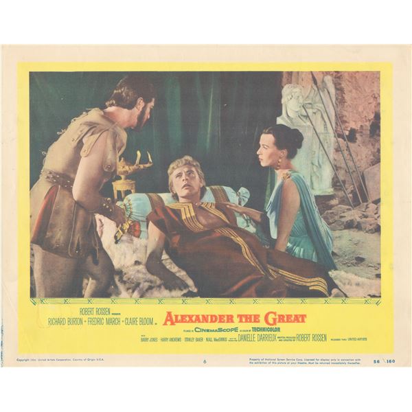 Alexander the Great 1956 original vintage lobby card