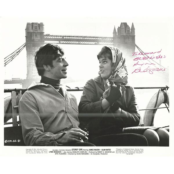 Georgy Girl Lynn Redgrave Signed Movie Photo