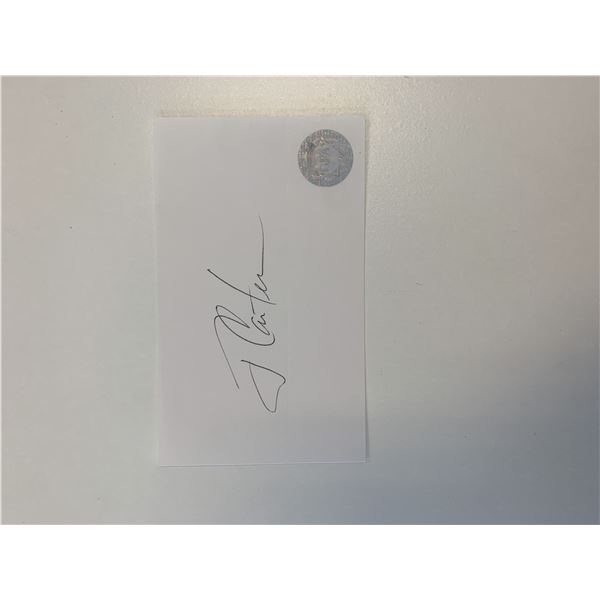 Jimmy Carter original signature. GFA Authenticated