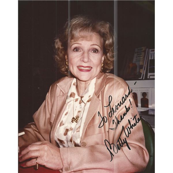 Betty White Signed Photo
