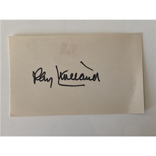 Ray Milland  original signature